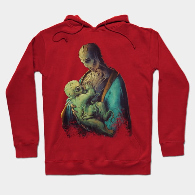 Mother Hydra and Deepone Hoodie by Kotolevskiy